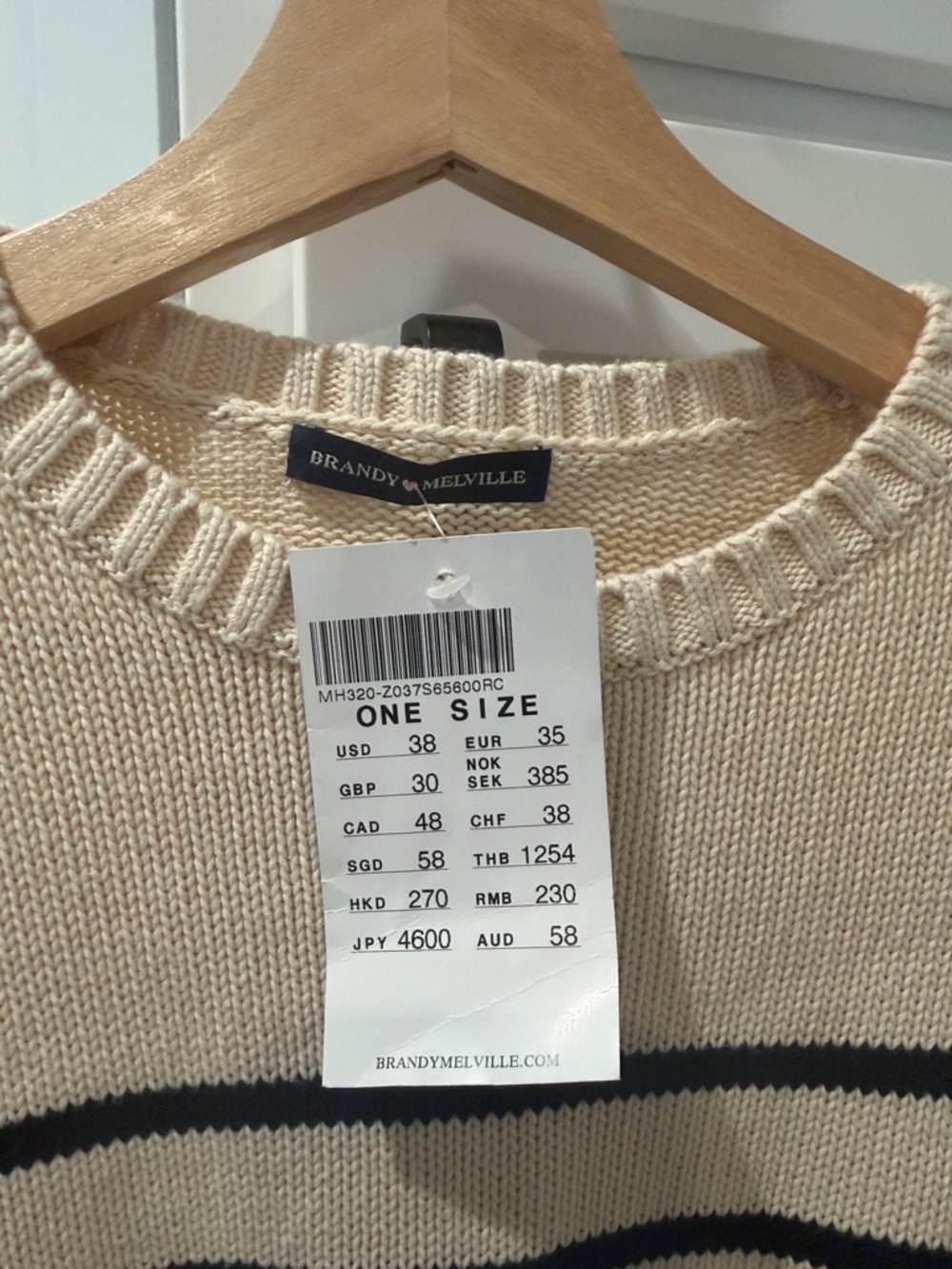Brandy Melville Striped Sweater - Picture 2 of 7